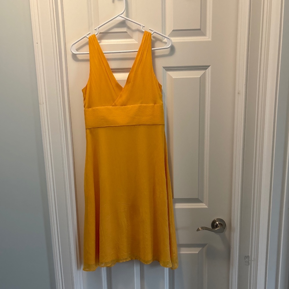 Size 8P JCrew Yellow Gown